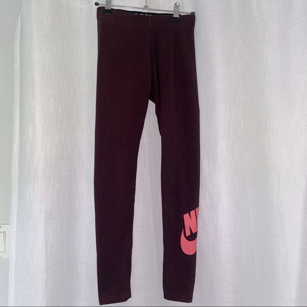 Nike Maroon Leggings